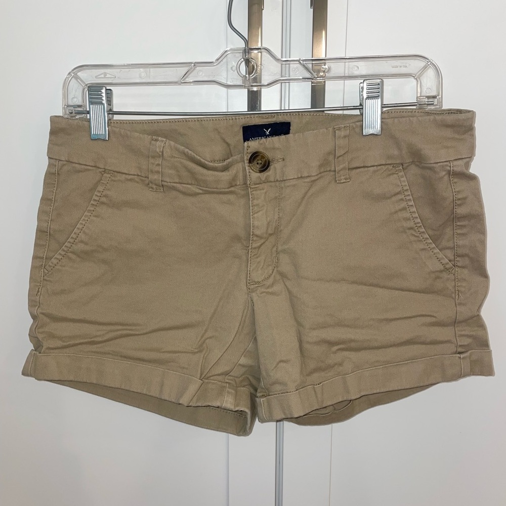 American Eagle Size 8 Midi Stretch Shorts